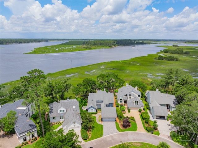 3 She Crab Cir, Savannah, GA 31411 - aerial perspective of suburban area with a large body of water