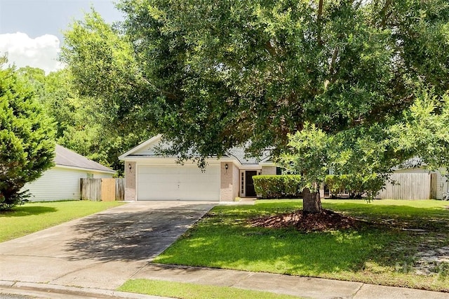 26 Dianne Mackenzie Way, Savannah, GA 31419 - view of front of house with concrete driveway, an attached garage, and brick siding