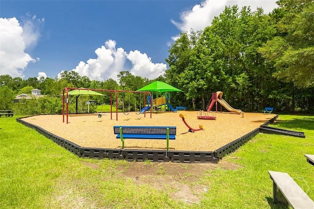 26 Dianne Mackenzie Way, Savannah, GA 31419 - community playground featuring a lawn and view of scattered trees
