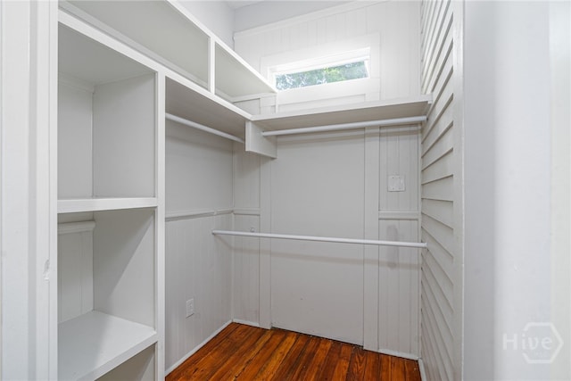 121 W Bolton St, Savannah, GA 31401 - walk in closet featuring dark wood-type flooring