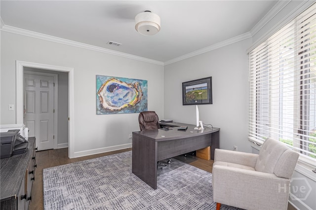 1 Broomsedge Ln, Savannah, GA 31411 - office space featuring wood finished floors and ornamental molding