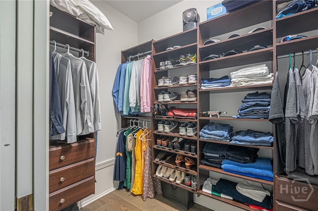 1 Broomsedge Ln, Savannah, GA 31411 - walk in closet with wood finished floors