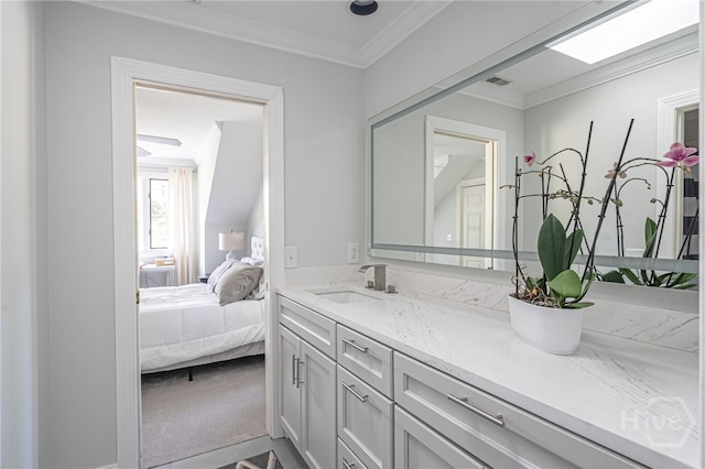1 Broomsedge Ln, Savannah, GA 31411 - ensuite bathroom featuring vanity and crown molding