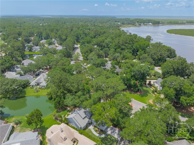 1 Broomsedge Ln, Savannah, GA 31411 - aerial view of property and surrounding area featuring a large body of water and nearby suburban area