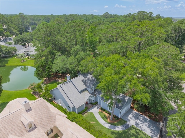 1 Broomsedge Ln, Savannah, GA 31411 - aerial view of a nearby body of water and a heavily wooded area