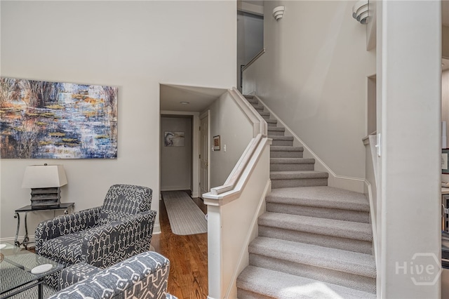 32 Hasleiters Retreat Retreat, Savannah, GA 31411 - stairs with wood finished floors and baseboards