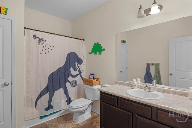 291 Morgan Field Blvd NE, Ludowici, GA 31316 - bathroom featuring vanity and curtained shower