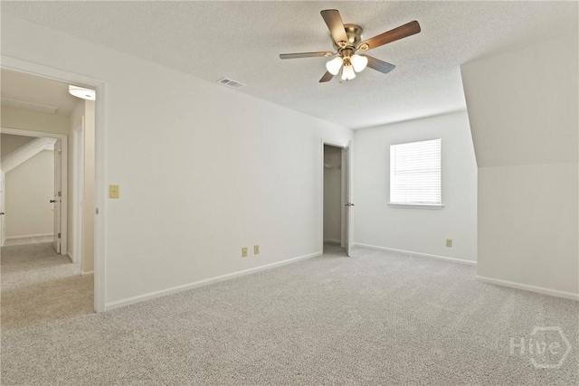 127 Laurel Green Ct, Savannah, GA 31419 - unfurnished room featuring ceiling fan, light colored carpet, and a textured ceiling