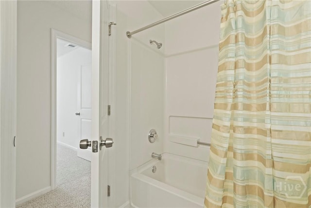 127 Laurel Green Ct, Savannah, GA 31419 - full bathroom with shower / bath combo and baseboards