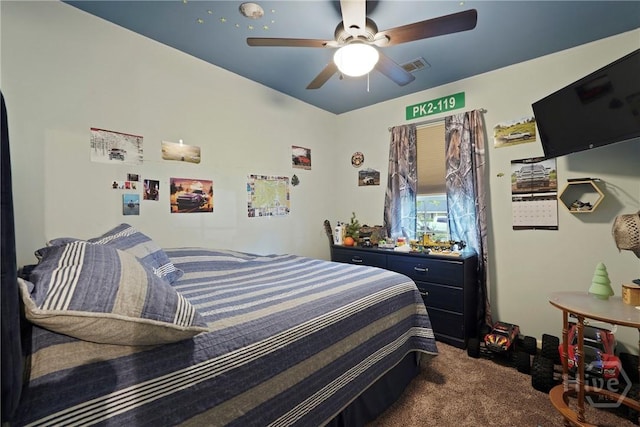 217 Bailee Ave, Rincon, GA 31326 - carpeted bedroom featuring a ceiling fan