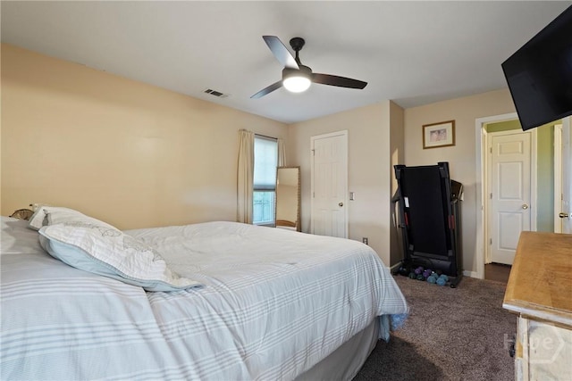 217 Bailee Ave, Rincon, GA 31326 - carpeted bedroom with ceiling fan and baseboards
