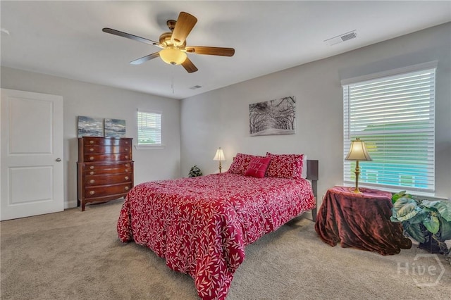 115 Merribee Ln, Pooler, GA 31322 - carpeted bedroom with ceiling fan