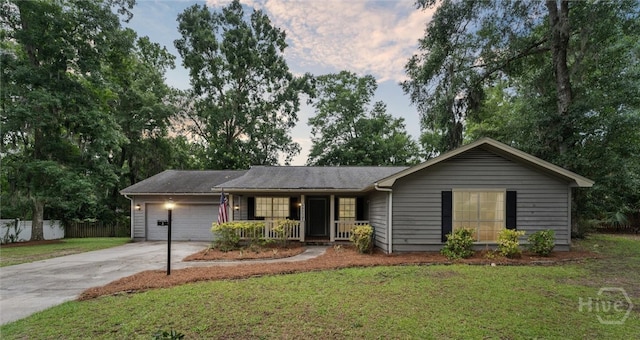 3 Watford Rd, Savannah, GA 31419 - single story home with a porch, driveway, and an attached garage