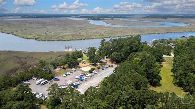 24 Marsh Hen Ct, Richmond Hill, GA 31324 - drone / aerial view of a nearby body of water