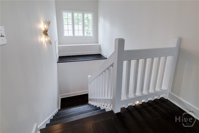 103 Daisy Ct, Savannah, GA 31404 - stairs featuring wood finished floors and baseboards