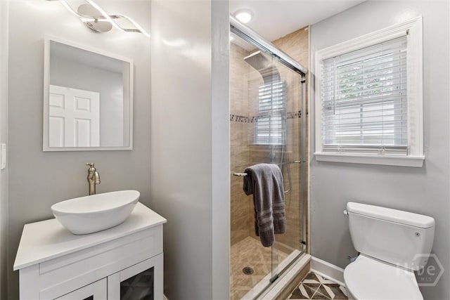 330 E 64th St, Savannah, GA 31405 - bathroom featuring a stall shower and vanity
