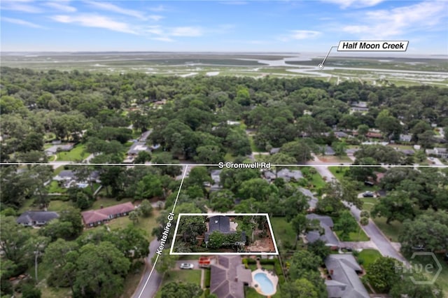 103 Kentshire Ct, Savannah, GA 31410 - view of property location with a large body of water and property boundaries highlighted