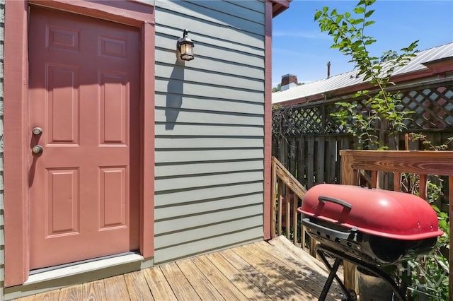545 E Macon St, Savannah, GA 31401 - property entrance with a deck