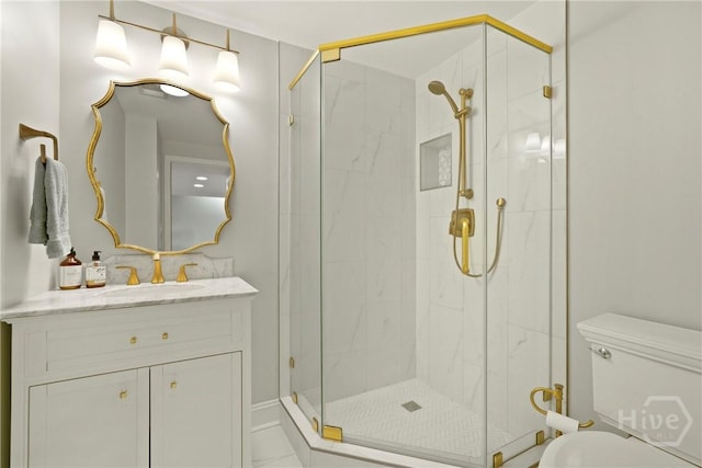 3113 River Dr Unit 10, Savannah, GA 31404 - bathroom featuring vanity and a marble finish shower