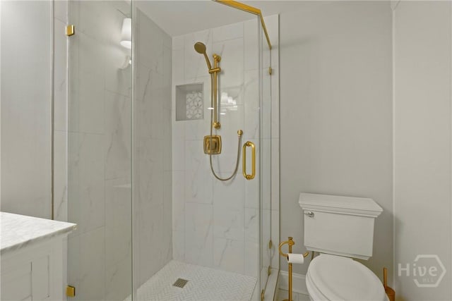 3113 River Dr Unit 10, Savannah, GA 31404 - bathroom featuring a marble finish shower and vanity