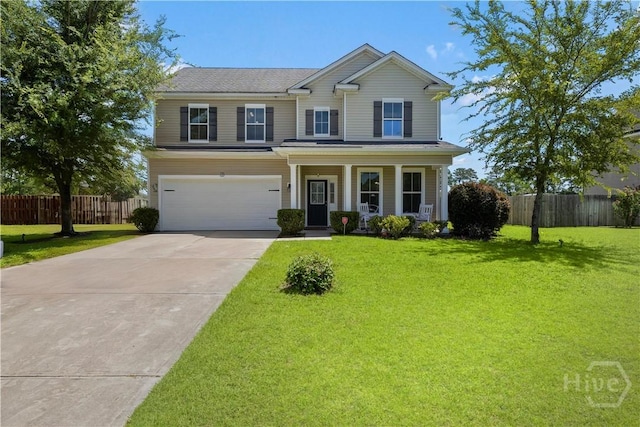 10 Broken Bit Rd, Ellabell, GA 31308 - view of front facade with driveway, an attached garage, and covered porch