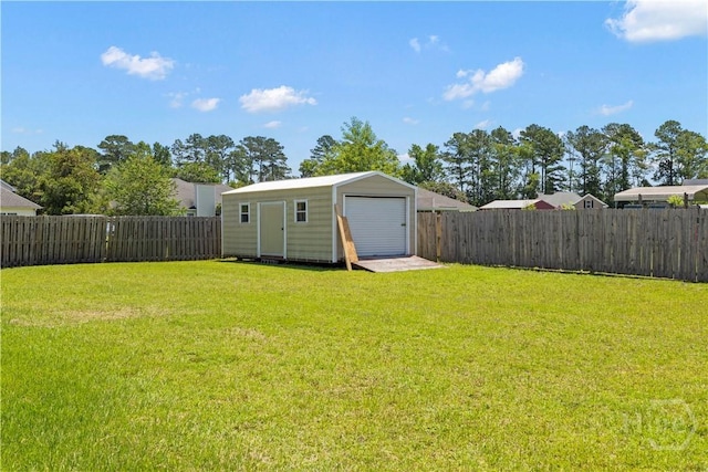 10 Broken Bit Rd, Ellabell, GA 31308 - fenced backyard featuring a storage shed
