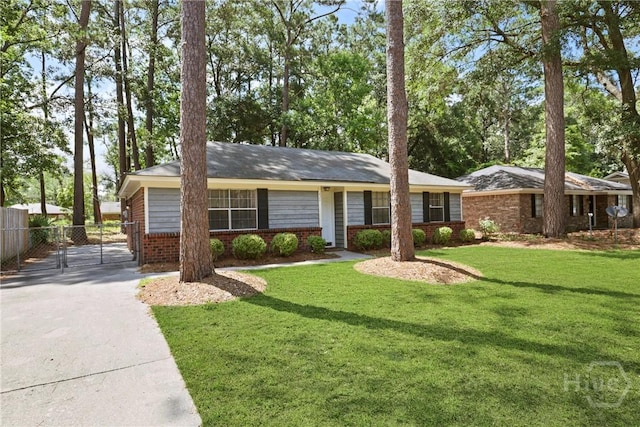 429 Edgewater Rd, Savannah, GA 31406 - single story home with brick siding and a gate