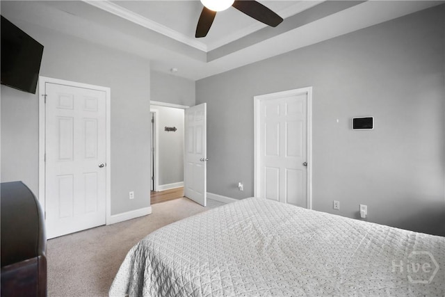 43 Gracie Ln NE, Ludowici, GA 31316 - bedroom featuring carpet, a ceiling fan, and crown molding