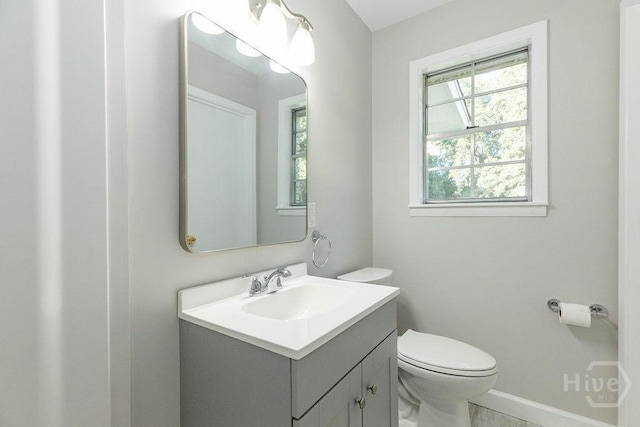 84 Poplar St, Guyton, GA 31312 - half bath featuring vanity and toilet