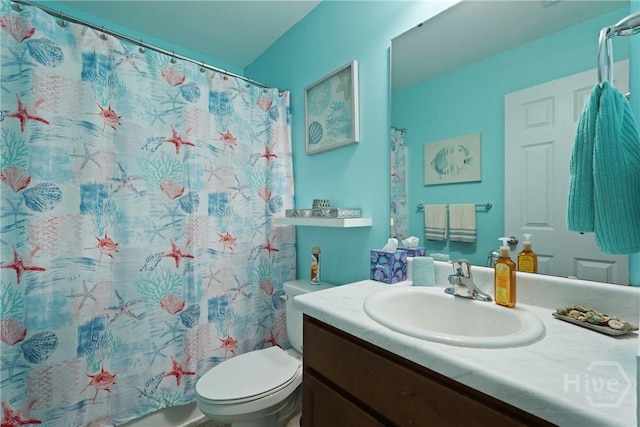 227 Chippingwood Cir, Pooler, GA 31322 - full bathroom featuring vanity and a shower with shower curtain