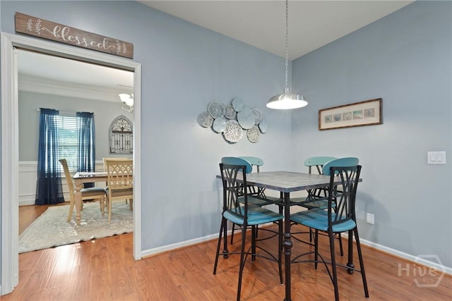 227 Chippingwood Cir, Pooler, GA 31322 - dining room featuring wood finished floors and crown molding