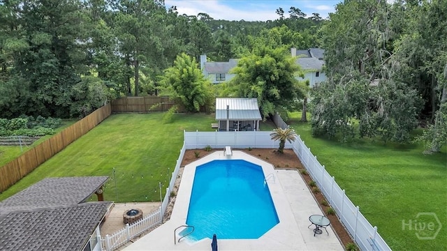 237 Robinson Loop, Richmond Hill, GA 31324 - view of pool with a fenced backyard