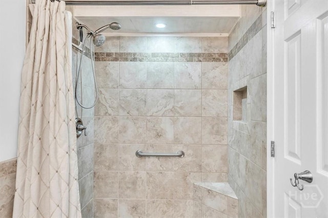 237 Robinson Loop, Richmond Hill, GA 31324 - full bathroom with tiled shower