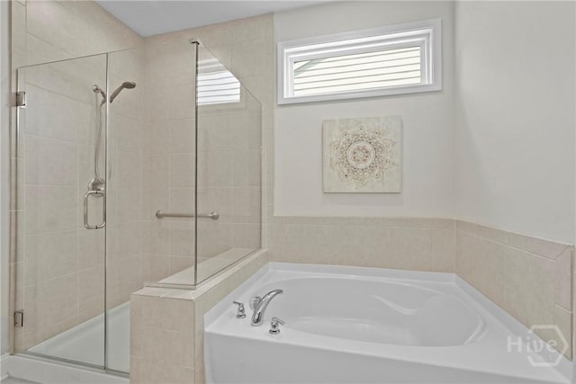 137 Harvest Hl, Pooler, GA 31322 - full bath with a bath and a stall shower