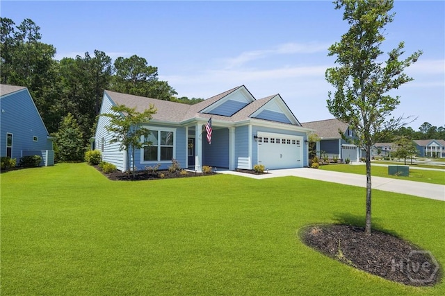 137 Harvest Hl, Pooler, GA 31322 - single story home with driveway, a front lawn, and a garage