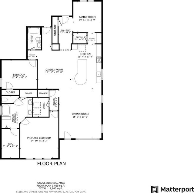 137 Harvest Hl, Pooler, GA 31322 - view of floor plan / room layout