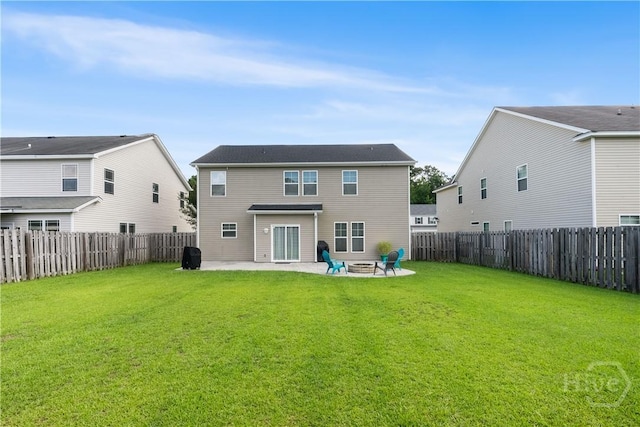 9 Melody Dr, Pooler, GA 31322 - back of house with a patio area and a fenced backyard