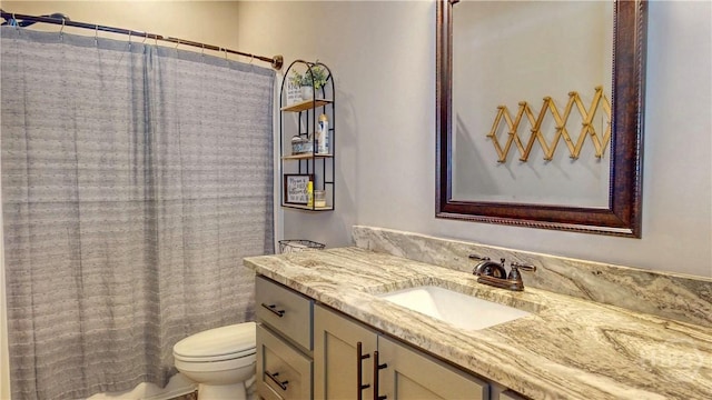 110 Tailwind Trl, Guyton, GA 31312 - full bathroom featuring vanity and a shower with shower curtain