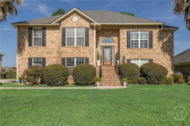 9 Sweetwater Ct, Savannah, GA 31419 - split foyer home featuring a front yard and brick siding