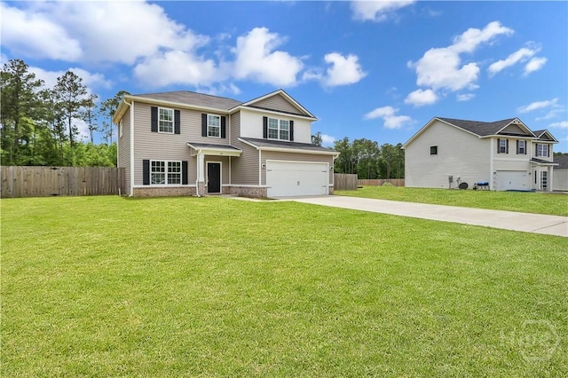 89 NE Morgan Field Blvd, Ludowici, GA 31316 - view of front of house with a garage and concrete driveway