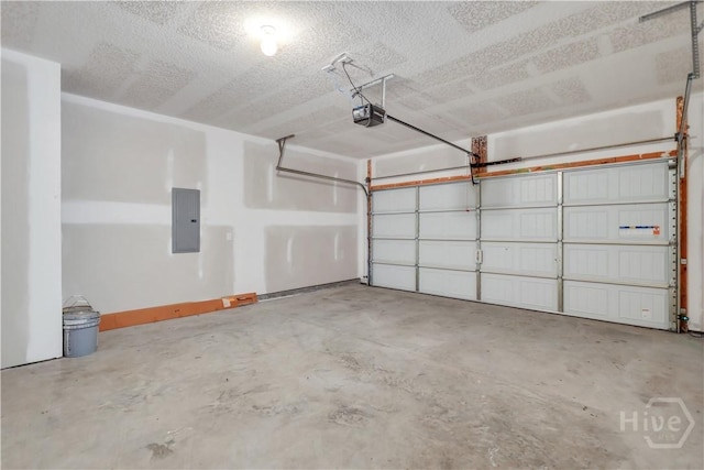 89 NE Morgan Field Blvd, Ludowici, GA 31316 - garage with electric panel and a garage door opener