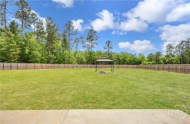 89 NE Morgan Field Blvd, Ludowici, GA 31316 - fenced backyard featuring a gazebo