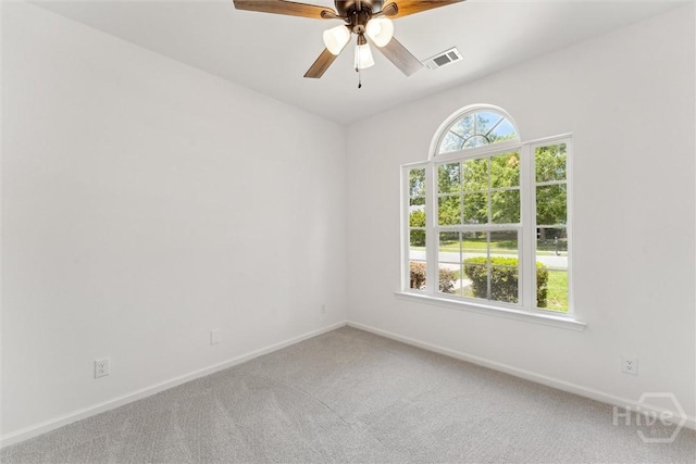 413 Roberts Way, Rincon, GA 31326 - carpeted empty room featuring baseboards and a ceiling fan