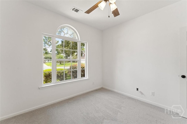 413 Roberts Way, Rincon, GA 31326 - unfurnished room with a ceiling fan and carpet flooring