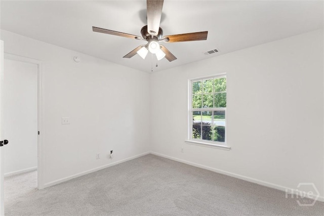 413 Roberts Way, Rincon, GA 31326 - spare room with light colored carpet and a ceiling fan