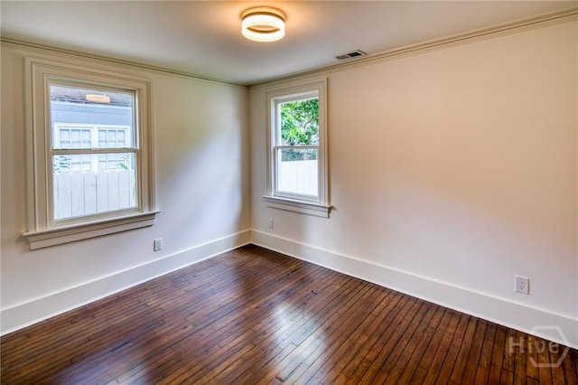 2125 Atlantic Ave, Savannah, GA 31401 - unfurnished room with dark wood finished floors and crown molding