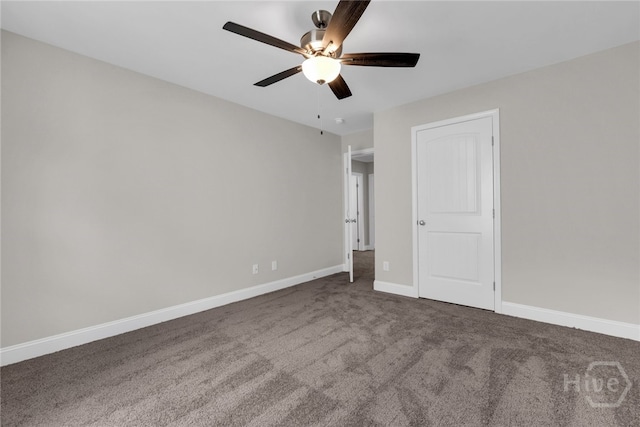 151 Guana Ln, Bloomingdale, GA 31302 - unfurnished bedroom featuring carpet flooring and a ceiling fan