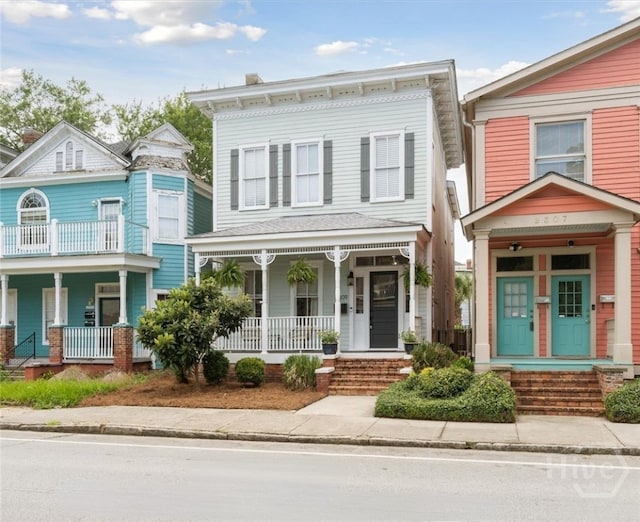 2309 Whitaker St, Savannah, GA 31401 - view of front of property featuring a porch