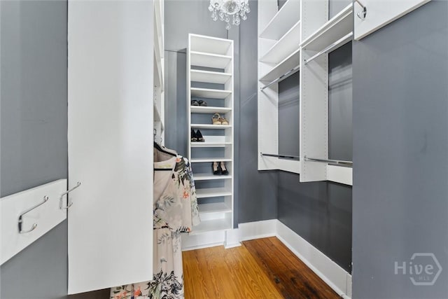 2309 Whitaker St, Savannah, GA 31401 - spacious closet with wood finished floors