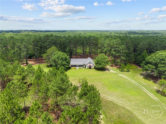 2441 Bovine Rd, Sylvania, GA 30467 - view from above of property with a forest